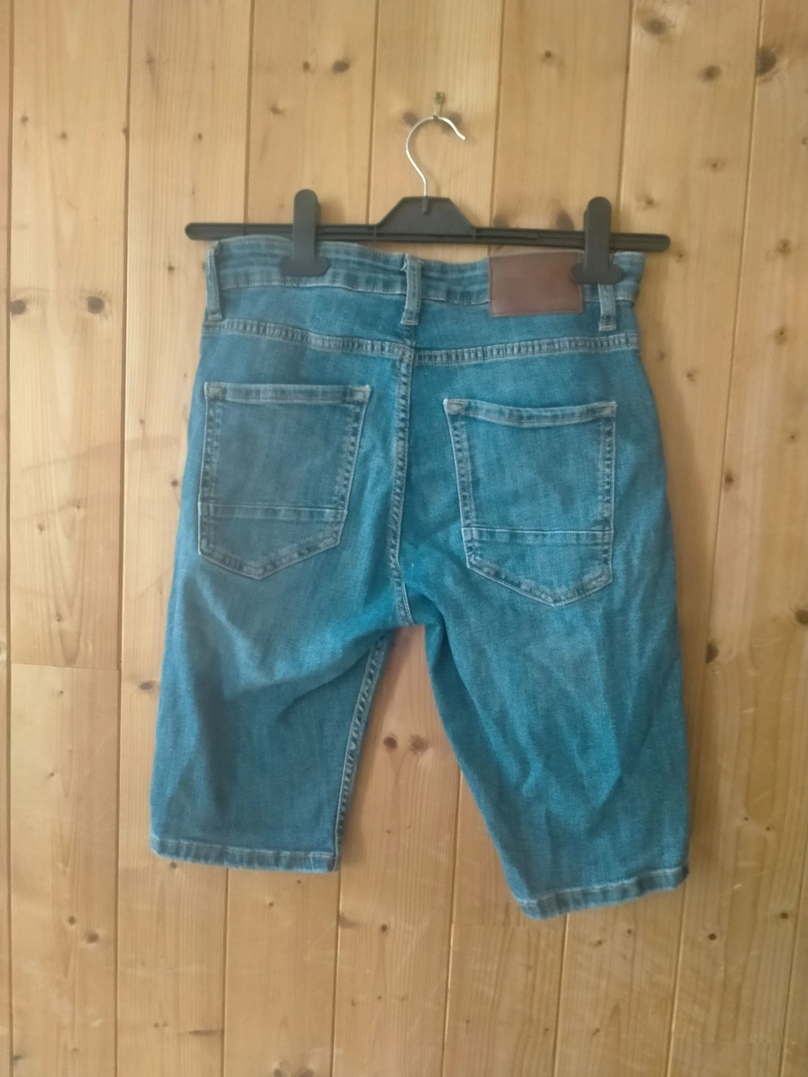 Herenjeanshort Clockhouse slim maat 28 blauwe denim zeer goede staat – photo 2